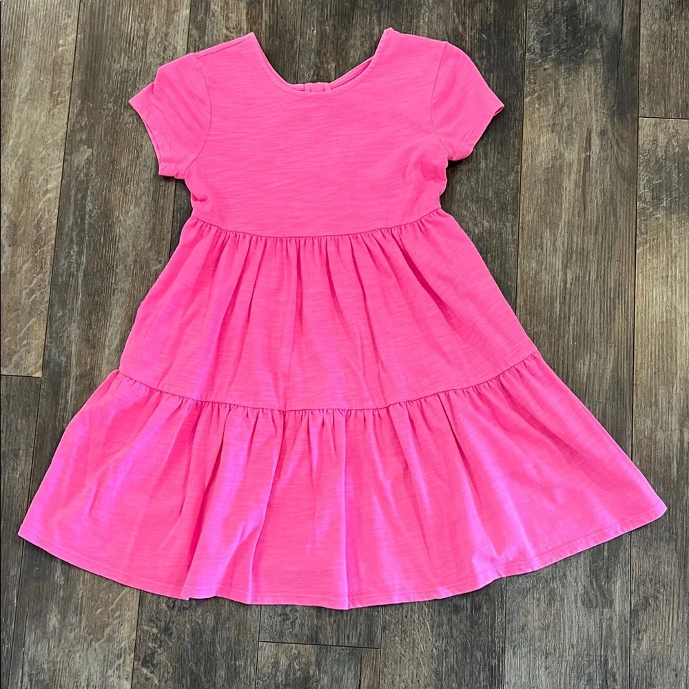 Cat & Jack Vibrant Pink Casual Kids Dress - Picture 4 of 9